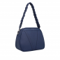 Preview: Medium sized Shoulder Bag made of nappa leather dark blue